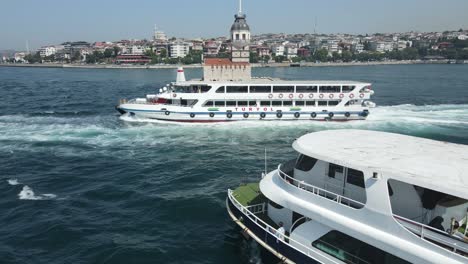ferry-ride-with-maiden-tower-view