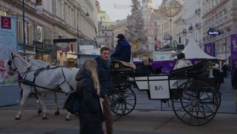 Touristen-Genießen-Am-Neujahrstag-2023-Eine-Fahrt-Mit-Einer-Pferdekutsche-In-Der-Wiener-Innenstadt