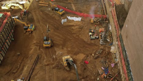 Unearthing-foundation-for-commercial-complex-at-Flushing-NewYork