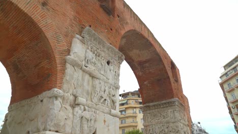 Ruins-of-The-Arch-of-Galerius-or-Kamara-in-the-city-of-Thessaloniki-is-perhaps-the-most-distinctive-and-interesting-roman-structure-of-Thessaloniki