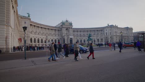 The-imperial-palace-in-the-city-center-of-Vienna-on-New-Year's-day-2023