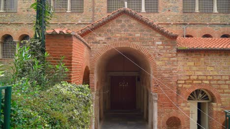 Church-of-the-Virgin-Mary---Byzantine-church-in-Thessaloniki-has-a-longitudinal-cross-shape-with-3-holly-niches-at-the-east-side-and-a-narthex-at-the-west-side