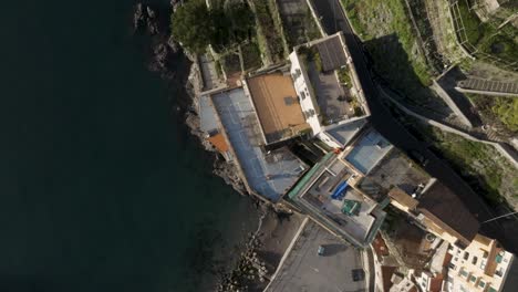 Minori-Italy-Aerial-looking-down-on-the-coast-and-houses