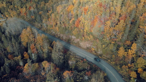 Herbstfarben-Per-Drohne-In-Quebec