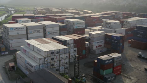 Rising-drone-aerial-over-a-shipping-container-yard-in-South-Africa
