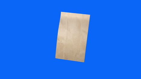 4K-ANIMATED-BROWN-PAPER-BAG-in-Green-and-Blue-Key