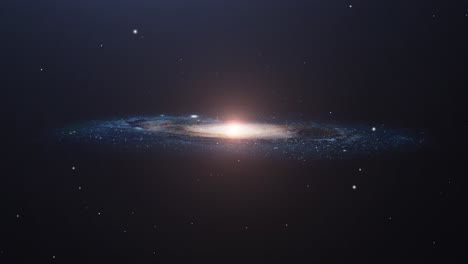 Galaxie,-Die-Im-Universum-Schwebt
