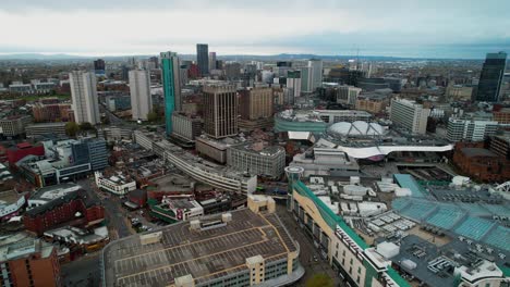 Smooth-right-to-left-tracking-aerial-of-the-Centre-of-Birmingham-UK