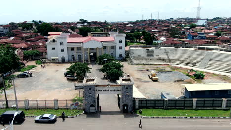 The-suburb-of-the-Aafin-Alake-Palace-in-Abeokuta-Town-in-the-Ogun-State-of-Nigeria---aerial-view