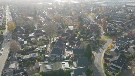 Aerial-of-new-houses-in-an-older-suburban-neighborhood