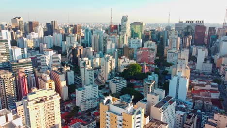 Blick-Auf-Die-Avenue-Paulista-In-Sao-Paulo,-Brasilien