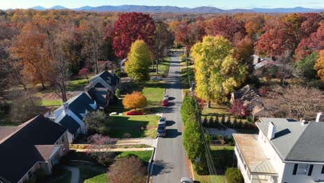 Aerial-of-neighborhood-community-homes-in-residential-district