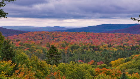 Fall-timelapse-in-a-mountain-of-Mont-Tremblant-National-Park