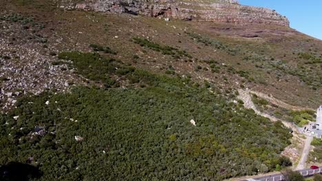 Aerial-View-of-Table-Mountain-Cape-Town-South-Africa-and-Cableway