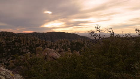 Chiricahua-National-Monument-sunset-time-lapse