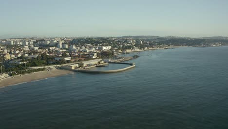 Aerial-wide-view-of-marine-of-Oeiras