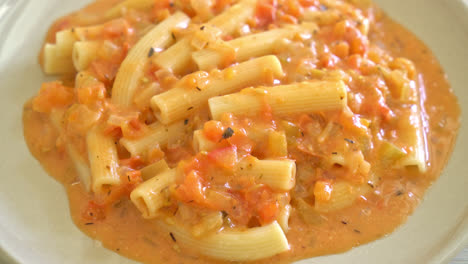 rigatoni-penne-pasta-creamy-tomato-or-pink-sauce