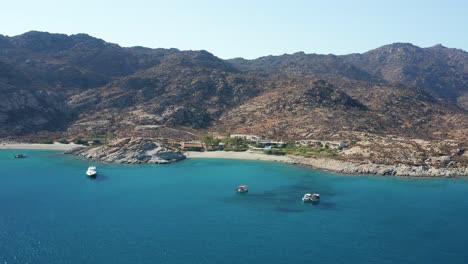 aerial-view-of-lux-villa-with-private-beach-in-ios-island