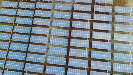 Aerial-of-solar-panel-farm-in-rural-Africa
