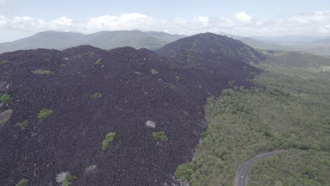 Panoramic-View-Of-Igneous-Rock-Hills-Of-Black-Mountain-National-Park,-Shire-of-Cook,-Far-North-Queensland,-Australia