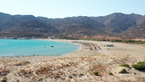 Drone-Magganari-Beach-in-Ios-Island-Greece