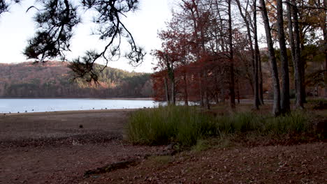 Sonnenuntergang-Lake-Catherine-Arkansas-Herbst-2021