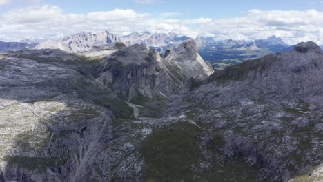Amazing-aerial-landscape-at-Dolomites
