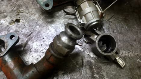 Reparatur-Einer-Wilson-Pumpen-Maschinenraumwerkstatt