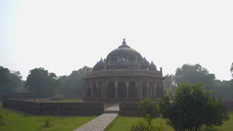 Ein-Mughal-Grab-Am-Humayun-Grab-Von-Neu-Delhi,-Indien