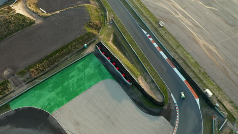 Zandvoort-Formula-One-Race-Track-In-The-Netherlands---aerial-drone-shot