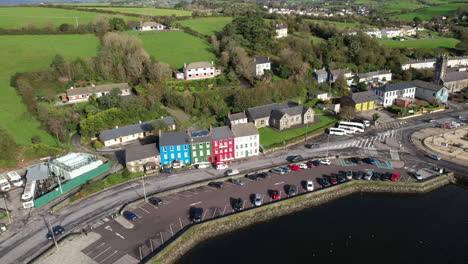 Aerial-View,-Bantry-Town,-Ireland