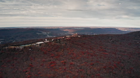 Aerial-Timelapse-of-Covenant-College-on-Lookout-Mountain