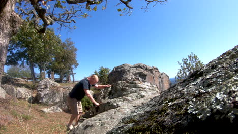 Petit-Jean-State-Park-Arkansas-climbing-rocks