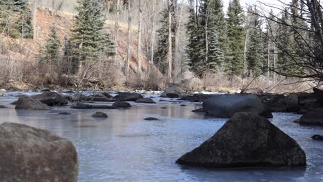 4K-Icy-River-Dolly-Rocky-Mountains
