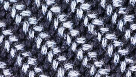 Detail-of-Textured-Pattern-of-Woven-Wool-Material-in-Handmade-Design---close-up,-orbit