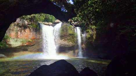 Beautiful-Haew-Suwat-Waterfall-at-Khao-Yai-National-Park-in-Thailand