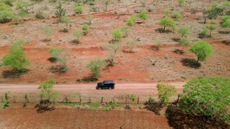 Drone-tracking-a-car-in-the-deep-of-savanna-of-Africa-south-kenya