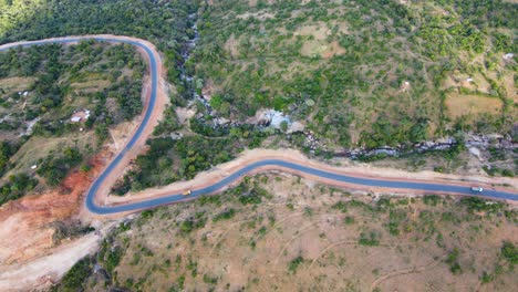 Handelsstraße-In-Kapenguria-Kenia-Mit-Einzigartigem-Design