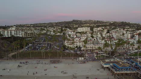 Coastline-Residential-Houses-in-San-Clemente,-Orange-County,-California---Aerial