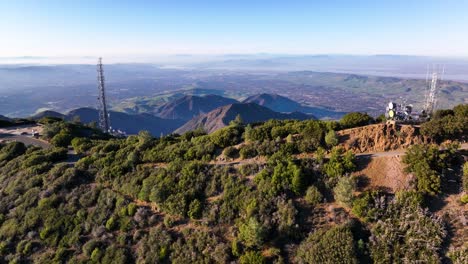 Aerial-View-Revealing-East-Bay-Area-from-Mount-Diablo-State-Park