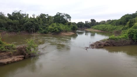 Luftaufnahme-Des-Flusses-Aquidauana,-Pantanal,-Brasilien