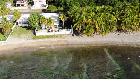 Drone-shot-while-hovering-over-a-beach-in-the-Southeast-part-of-Puerto-Rico