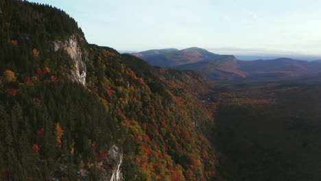 Aerial-Flight-during-Fall-Foliage-Season-in-Evans-Notch-located-in-the-White-Mountains-of-Maine