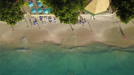 áfrica-Océano-índico-Seychelles-Playa-De-Beauvallon-Tiro-Con-Drones