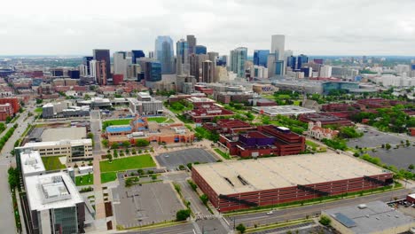 Downtown-Denver-Colorado-Skyline-View-From-Metropolitan-State-University-Of-Denver-Buildings