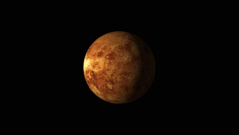 Superficie-4k-Del-Planeta-Venus-Sobre-Fondo-Negro