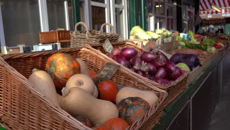 Organic-and-fresh-produce-for-sale-at-open-air-farmers-market
