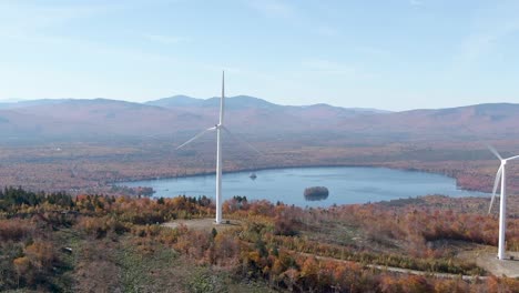 Wind-Turbines-in-Maine-during-fall-foliage