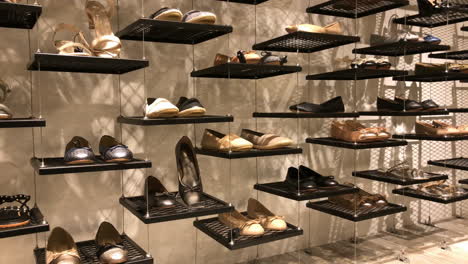 shelf-of-shoes-in-retail-store-at-shopping-mall