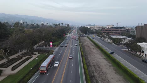 santa-Monica-boulevard-aerial-view